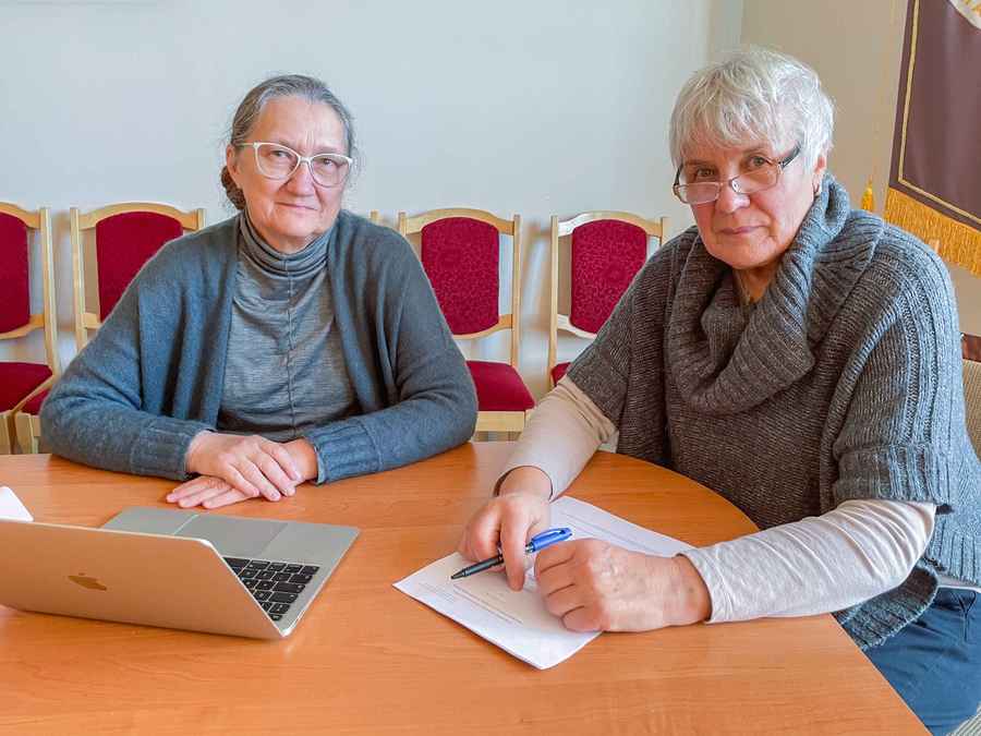 Laima Tuleikienė ir Loreta Šteiblienė. Rasos Pakalkienės nuotrauka
